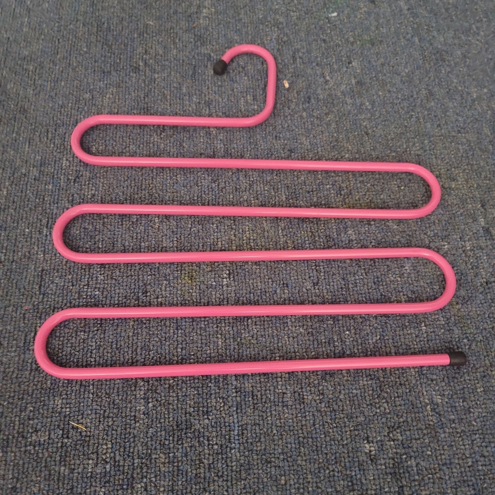 Multilayer clothes hanger Pink Pants Hanger